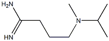 4-[isopropyl(methyl)amino]butanimidamide 结构式