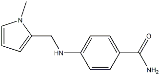 4-{[(1-methyl-1H-pyrrol-2-yl)methyl]amino}benzamide 结构式