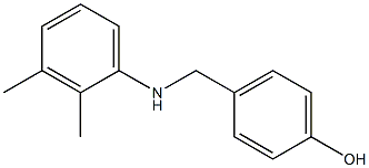 4-{[(2,3-dimethylphenyl)amino]methyl}phenol 结构式