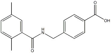 4-{[(2,5-dimethylphenyl)formamido]methyl}benzoic acid 结构式