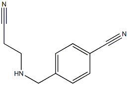 4-{[(2-cyanoethyl)amino]methyl}benzonitrile 结构式