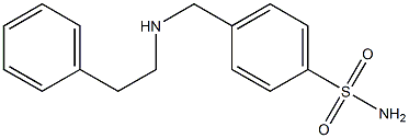 4-{[(2-phenylethyl)amino]methyl}benzene-1-sulfonamide 结构式