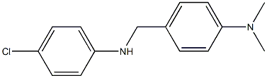 4-{[(4-chlorophenyl)amino]methyl}-N,N-dimethylaniline 结构式