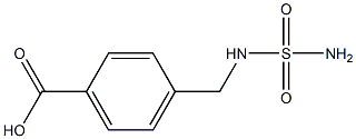 4-{[(aminosulfonyl)amino]methyl}benzoic acid 结构式