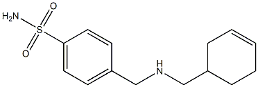 4-{[(cyclohex-3-en-1-ylmethyl)amino]methyl}benzene-1-sulfonamide 结构式