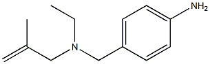 4-{[ethyl(2-methylprop-2-en-1-yl)amino]methyl}aniline 结构式