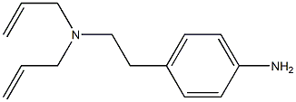 4-{2-[bis(prop-2-en-1-yl)amino]ethyl}aniline 结构式