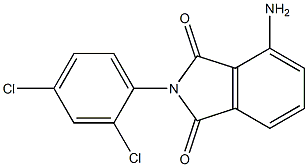 4-amino-2-(2,4-dichlorophenyl)-2,3-dihydro-1H-isoindole-1,3-dione 结构式