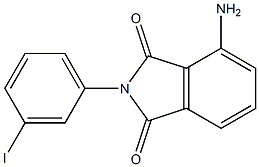 4-amino-2-(3-iodophenyl)-2,3-dihydro-1H-isoindole-1,3-dione 结构式