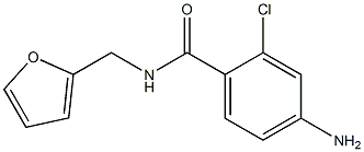4-amino-2-chloro-N-(2-furylmethyl)benzamide 结构式
