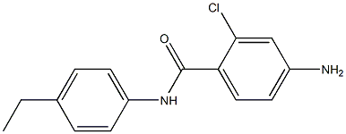 4-amino-2-chloro-N-(4-ethylphenyl)benzamide 结构式