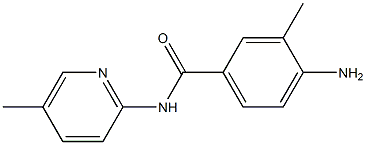 4-amino-3-methyl-N-(5-methylpyridin-2-yl)benzamide 结构式