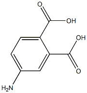 4-aminobenzene-1,2-dicarboxylic acid 结构式