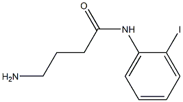 4-amino-N-(2-iodophenyl)butanamide 结构式