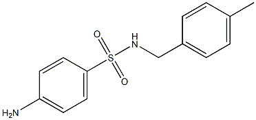 4-amino-N-(4-methylbenzyl)benzenesulfonamide 结构式