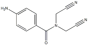 4-amino-N,N-bis(cyanomethyl)benzamide 结构式