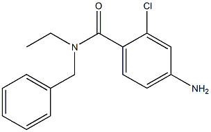 4-amino-N-benzyl-2-chloro-N-ethylbenzamide 结构式