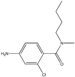 4-amino-N-butyl-2-chloro-N-methylbenzamide 结构式