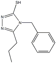 4-benzyl-5-propyl-4H-1,2,4-triazole-3-thiol 结构式