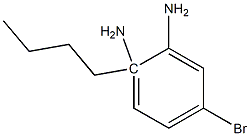 4-bromo-1-N-butylbenzene-1,2-diamine 结构式