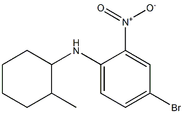 4-bromo-N-(2-methylcyclohexyl)-2-nitroaniline 结构式