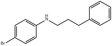 4-bromo-N-(3-phenylpropyl)aniline 结构式