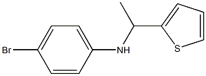 4-bromo-N-[1-(thiophen-2-yl)ethyl]aniline 结构式