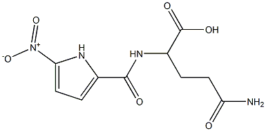 4-carbamoyl-2-[(5-nitro-1H-pyrrol-2-yl)formamido]butanoic acid 结构式