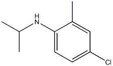 4-chloro-2-methyl-N-(propan-2-yl)aniline 结构式