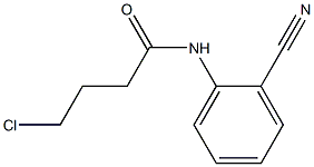 4-chloro-N-(2-cyanophenyl)butanamide 结构式