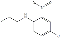 4-chloro-N-(2-methylpropyl)-2-nitroaniline 结构式