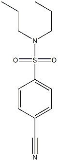 4-cyano-N,N-dipropylbenzenesulfonamide 结构式