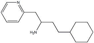4-cyclohexyl-1-(pyridin-2-yl)butan-2-amine 结构式