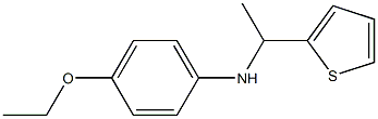 4-ethoxy-N-[1-(thiophen-2-yl)ethyl]aniline 结构式