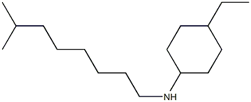 4-ethyl-N-(7-methyloctyl)cyclohexan-1-amine 结构式