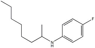 4-fluoro-N-(octan-2-yl)aniline 结构式