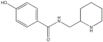 4-hydroxy-N-(piperidin-2-ylmethyl)benzamide 结构式