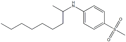 4-methanesulfonyl-N-(nonan-2-yl)aniline 结构式