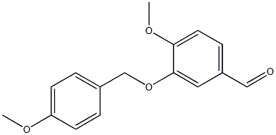 4-methoxy-3-[(4-methoxybenzyl)oxy]benzaldehyde 结构式