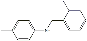 4-methyl-N-[(2-methylphenyl)methyl]aniline 结构式