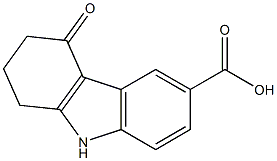 4-oxo-2,3,4,9-tetrahydro-1H-carbazole-6-carboxylic acid 结构式