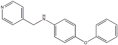 4-phenoxy-N-(pyridin-4-ylmethyl)aniline 结构式