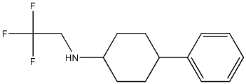 4-phenyl-N-(2,2,2-trifluoroethyl)cyclohexan-1-amine 结构式