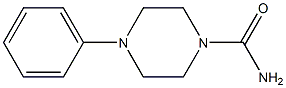 4-phenylpiperazine-1-carboxamide 结构式