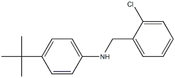 4-tert-butyl-N-[(2-chlorophenyl)methyl]aniline 结构式