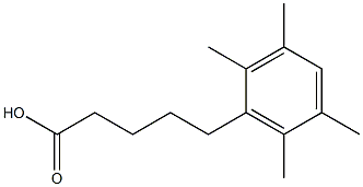5-(2,3,5,6-tetramethylphenyl)pentanoic acid 结构式