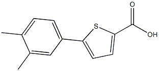 5-(3,4-dimethylphenyl)thiophene-2-carboxylic acid 结构式