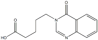 5-(4-oxo-3,4-dihydroquinazolin-3-yl)pentanoic acid 结构式