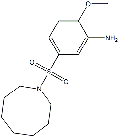 5-(azocane-1-sulfonyl)-2-methoxyaniline 结构式