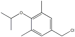 5-(chloromethyl)-1,3-dimethyl-2-(propan-2-yloxy)benzene 结构式